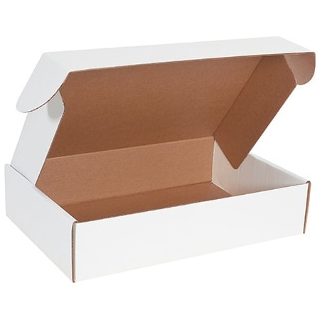 Bsc Preferred 18 x 12 x 4'' White Deluxe Literature Mailers, 25PK BUY00013407